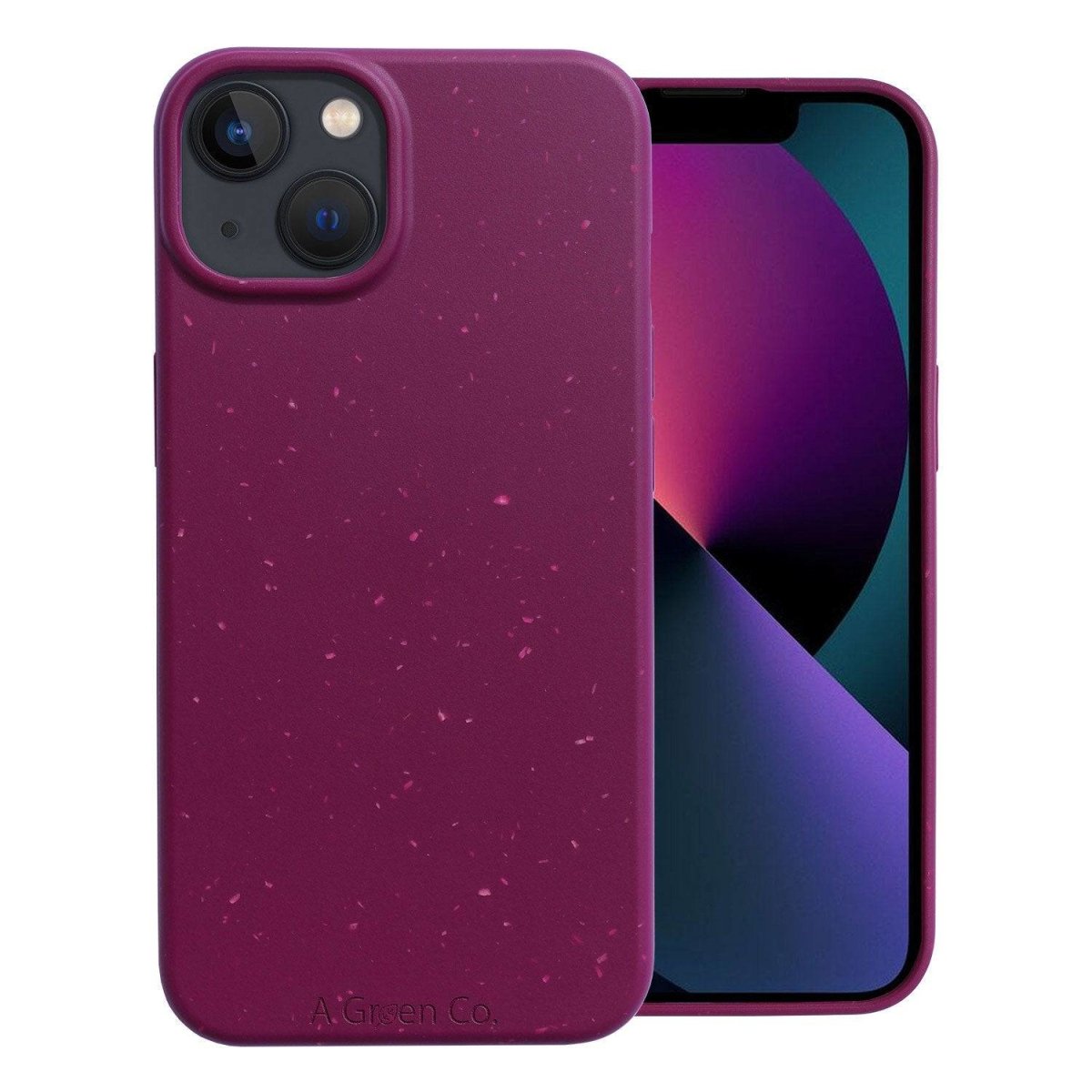 Biodegradable Eco - Friendly Wheat Straw Phone Case / Mobile Cover - Plum – Tech Accessories on Brown Living™. SKU: 177 - 13138 - AGC - HK - 13 - 009. Img 4.
