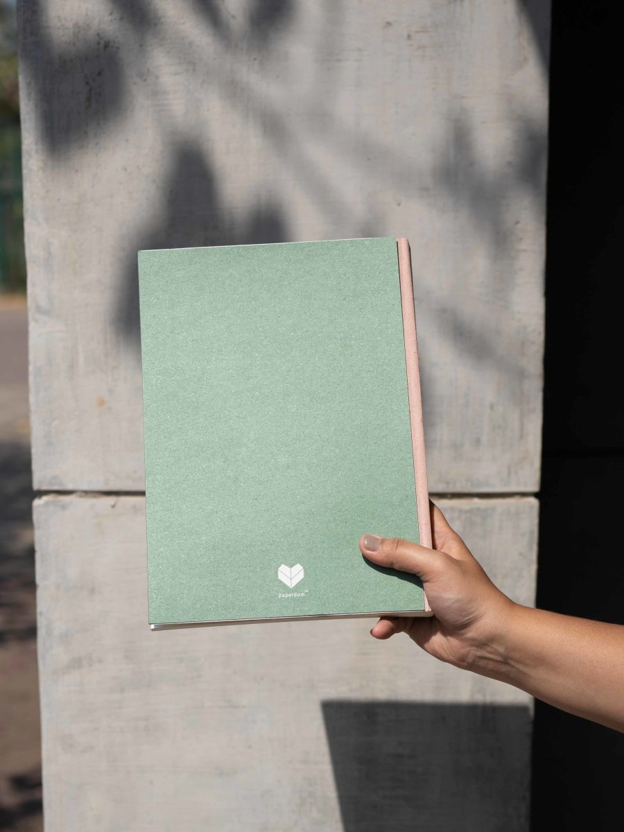 Blank Notebook - A4 | 300 gsm blended banana fibre paper | Verified Sustainable by Brown Living™