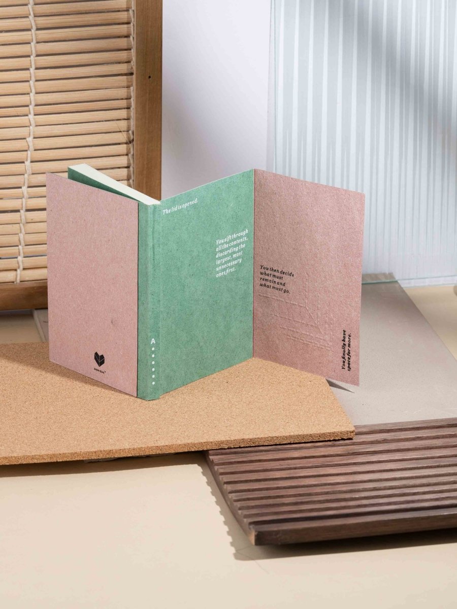 Blank Notebook - A6 | 300 gsm blended banana fibre paper – Notebooks & Notepads by Paperdom available on Brown Living™. . SKU: Blank Notebook - A6. Img 4.