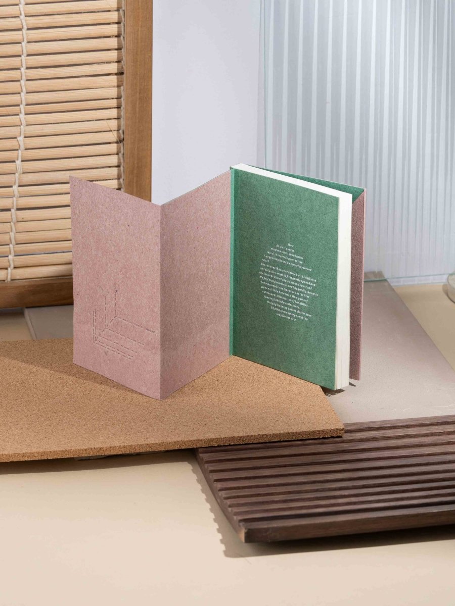 Blank Notebook - A6 | 300 gsm blended banana fibre paper – Notebooks & Notepads by Paperdom available on Brown Living™. . SKU: Blank Notebook - A6. Img 3.