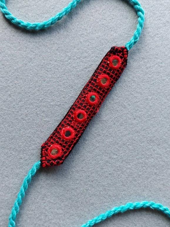 Blue Sunbird Rakhi | Verified Sustainable by Brown Living™