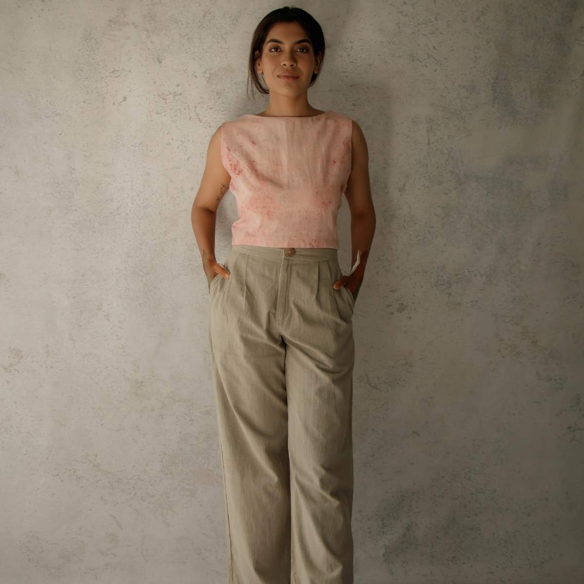 Blush | Tie - Back Top | Verified Sustainable by Brown Living™