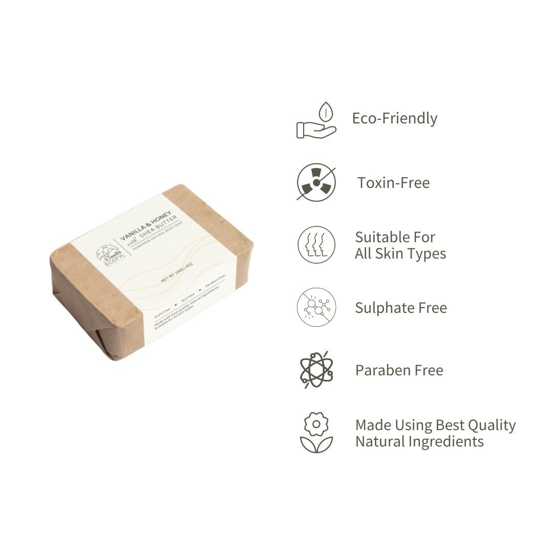 Body Soap (Shea butter - Honey and Vanilla) | Verified Sustainable by Brown Living™