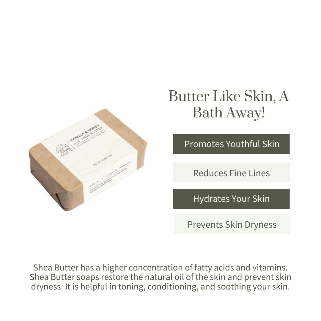 Body Soap (Shea butter - Honey and Vanilla) | Verified Sustainable by Brown Living™