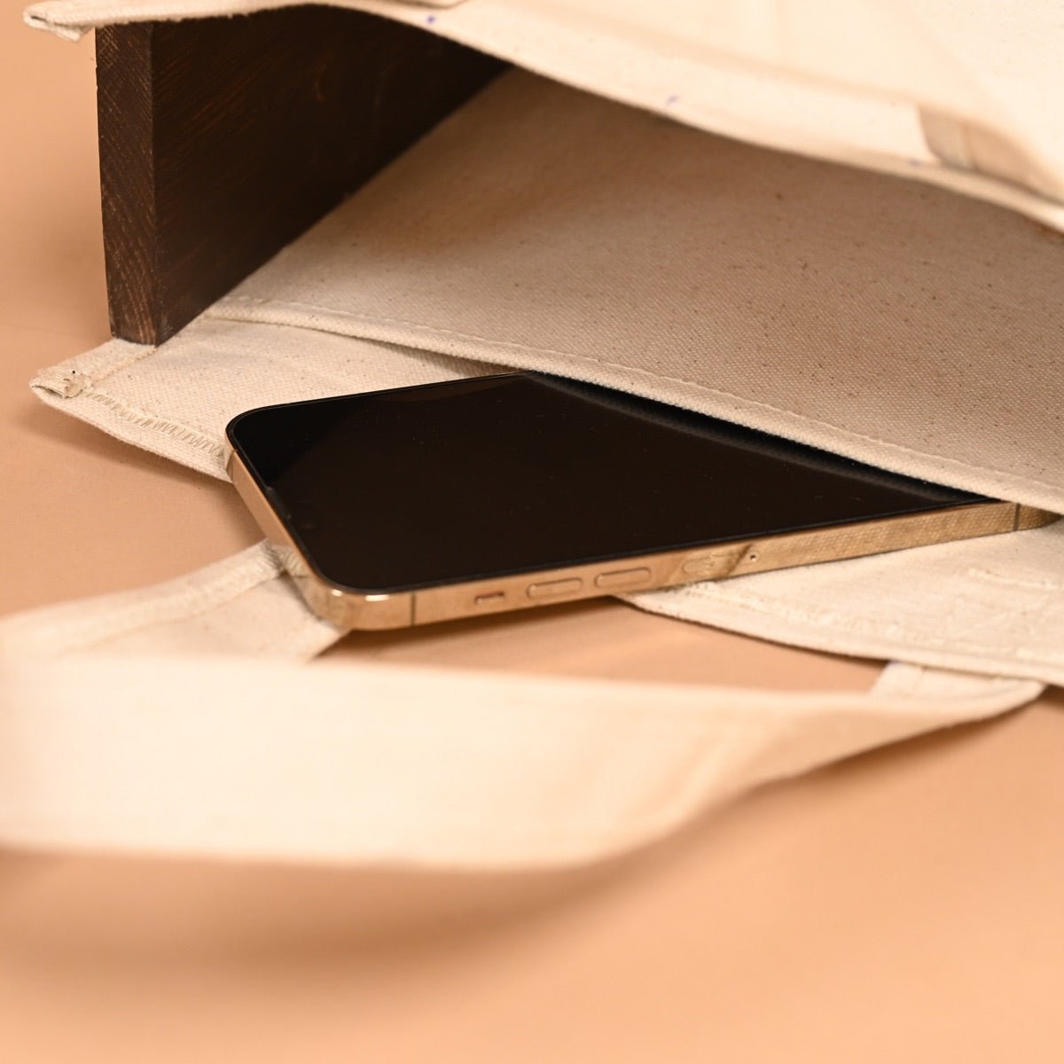 Canvas Small Tote Bag - White | Verified Sustainable by Brown Living™