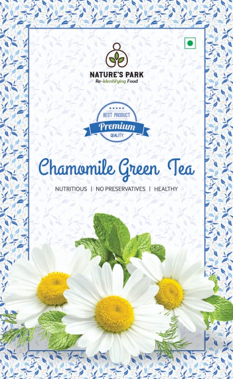 Chamomile Green Tea Pouch - 500 g – Tea by Nature's Park available on Brown Living™. . SKU: GT23. Img 2.