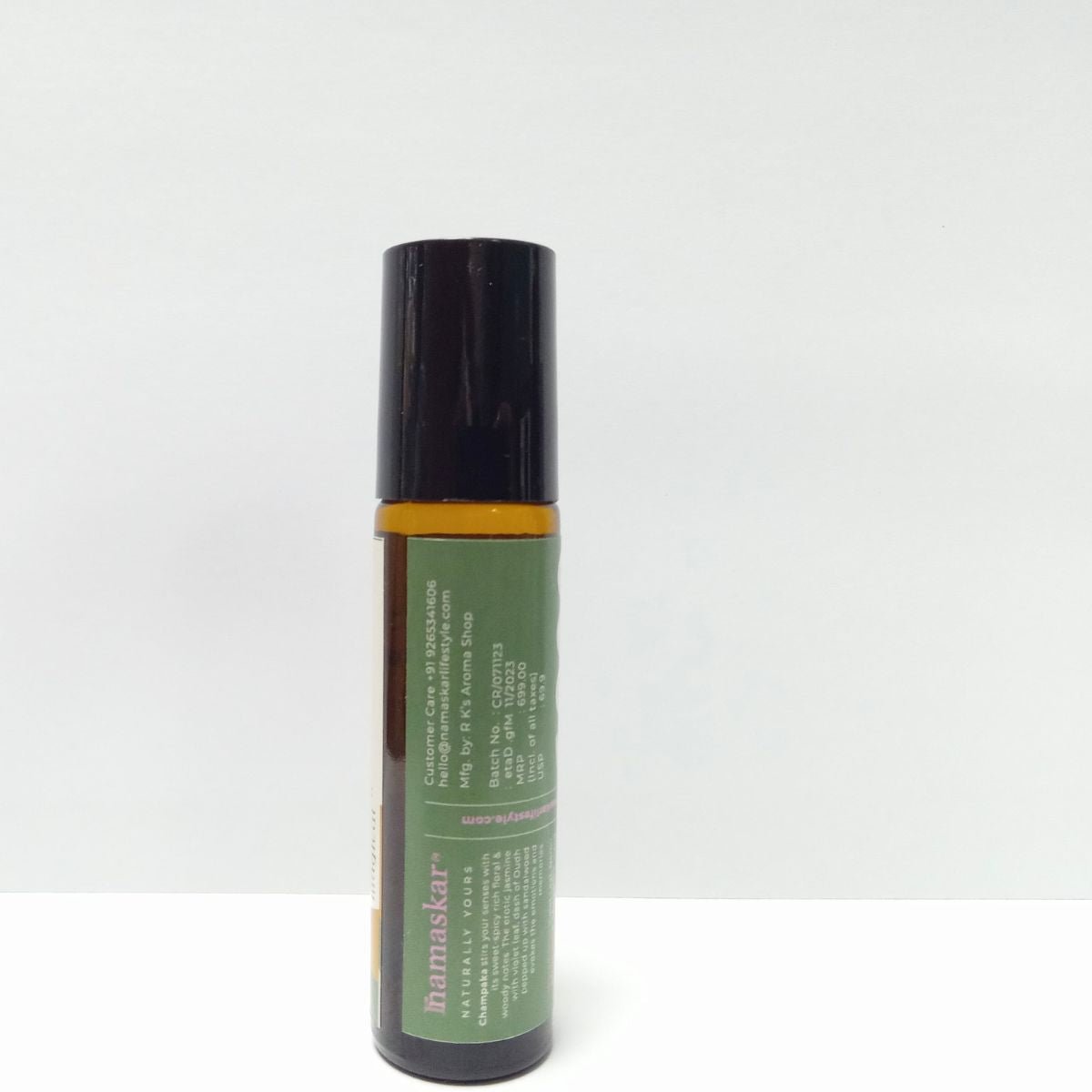 Champaka - Roll on Fragrance – Perfume on Brown Living™. SKU: CHA - FRA - 46 - NAM. Img 3.