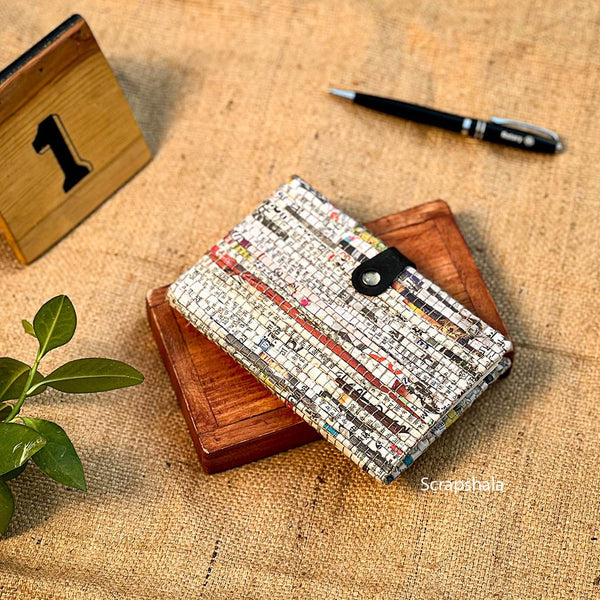 Buy Charcha Journal | Resuable Cover | Upcycled | Handloom textile | Scrapshala | Shop Verified Sustainable Desk Accessories on Brown Living™