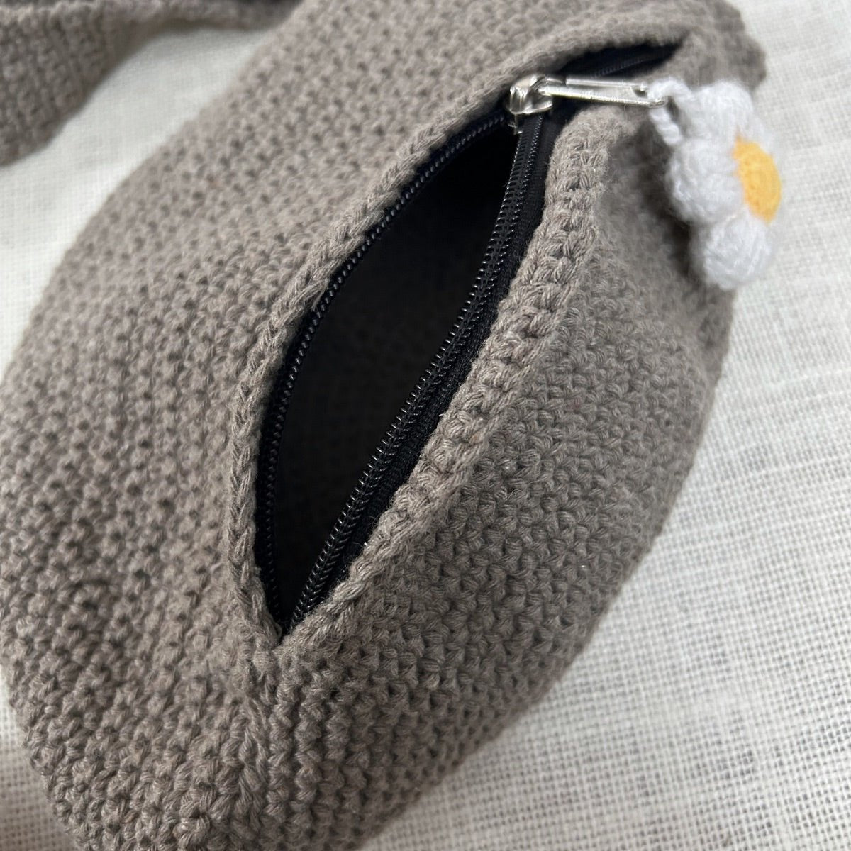 Classic Crochet Fanny Pack Bag – Womens Bag on Brown Living™. SKU: SAR021. Img 4.