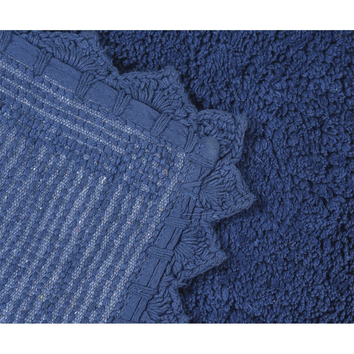 Cloud Walk Rectangle Bathmat - Blue – Mats & Rugs on Brown Living™. SKU: TGW150066. Img 4.