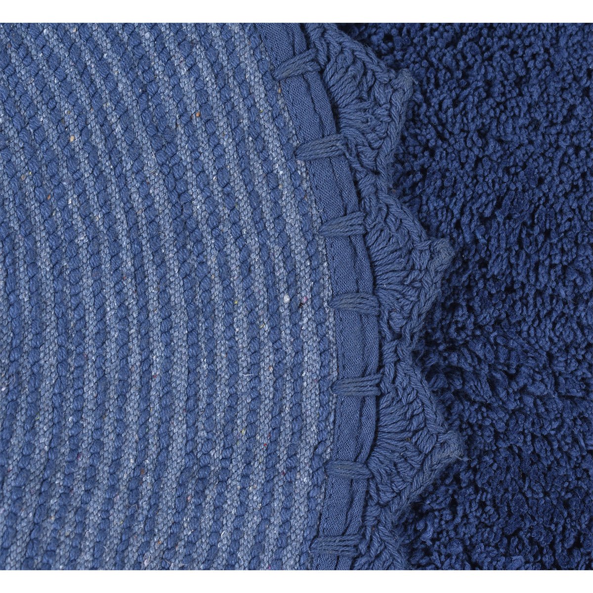 Cloud Walk Rectangle Bathmat - Blue – Mats & Rugs on Brown Living™. SKU: TGW150067. Img 8.