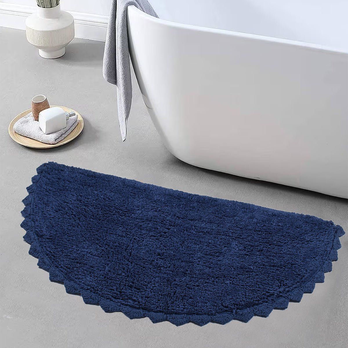 Cloud Walk Rectangle Bathmat - Blue – Mats & Rugs on Brown Living™. SKU: TGW150068. Img 9.