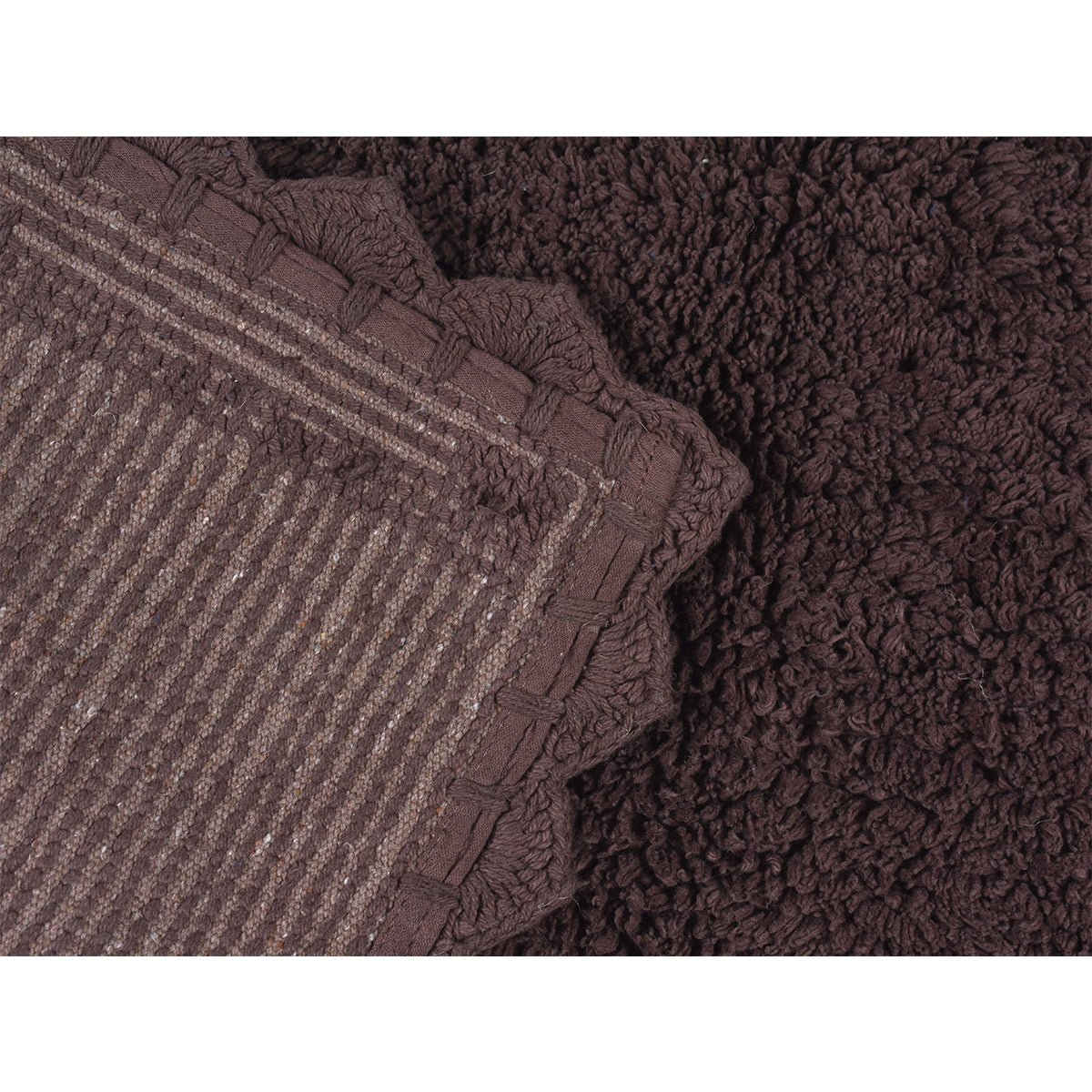 Cloud Walk Rectangle Bathmat - Brown – Mats & Rugs on Brown Living™. SKU: TGW150069. Img 6.