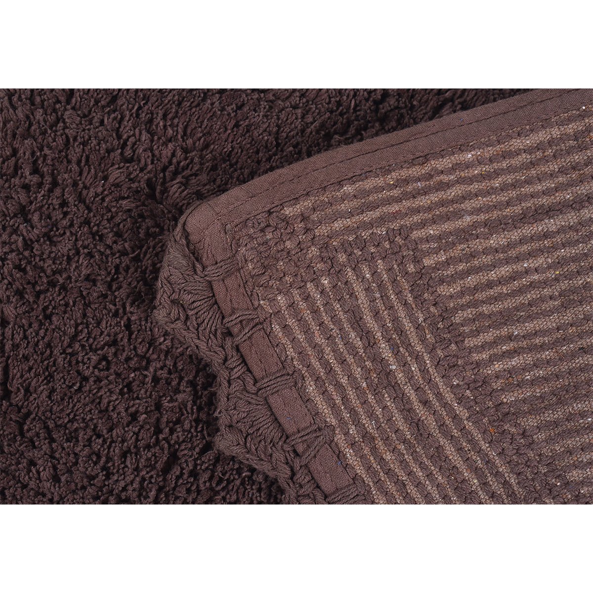 Cloud Walk Rectangle Bathmat - Brown – Mats & Rugs on Brown Living™. SKU: TGW150070. Img 12.