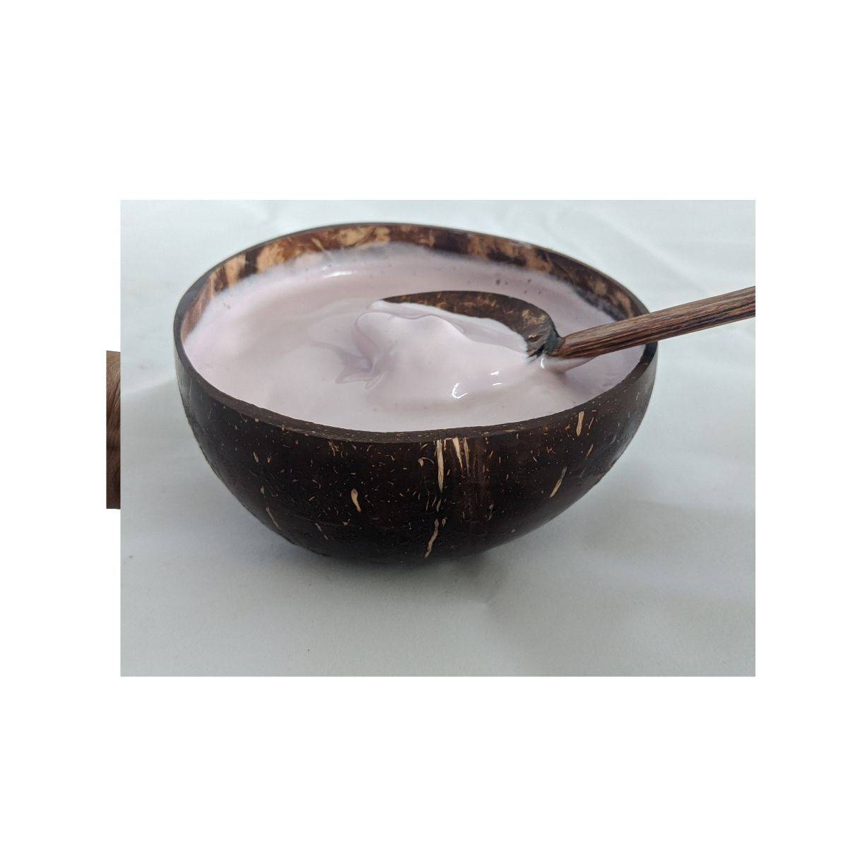 Coconut Bowl /Shell + Spoon,(500 ML, Pack of 1) – Plates & Bowls on Brown Living™. SKU: 173 - 05704 - pala - coconut - shell - random - soup - bowl - 600 - ml - 1 - . Img 6.