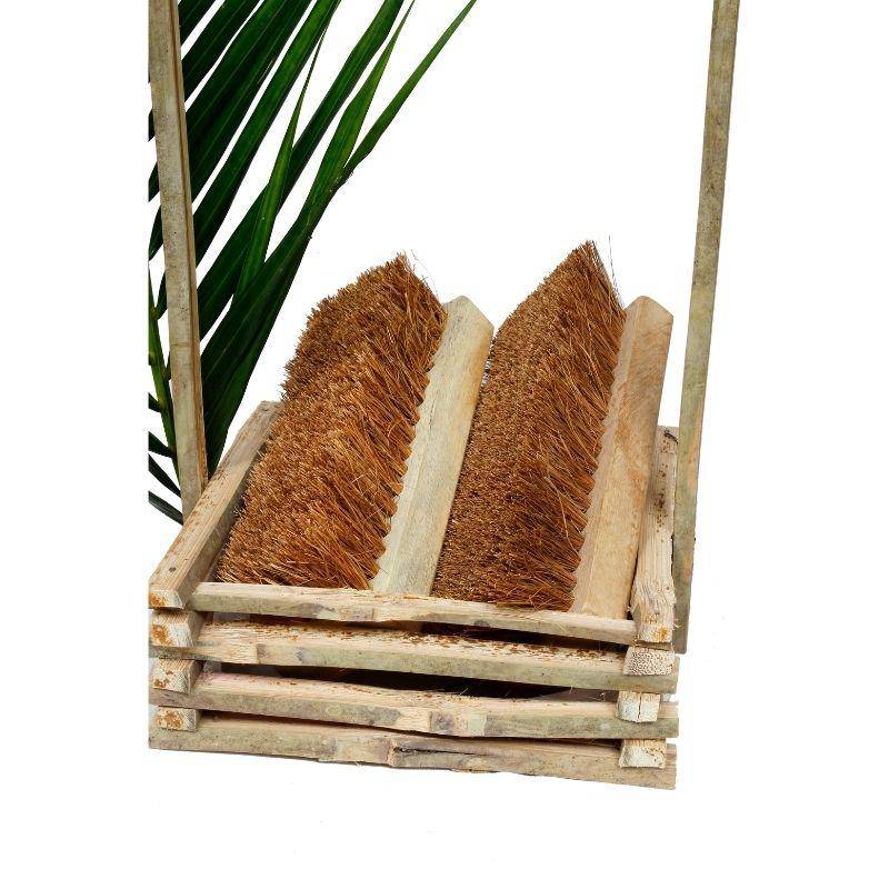 Coir Fiber Brush Set - Bottle Cleaning Brush, Multipurpose Brush, 5 Utensil Scrub | Verified Sustainable by Brown Living™
