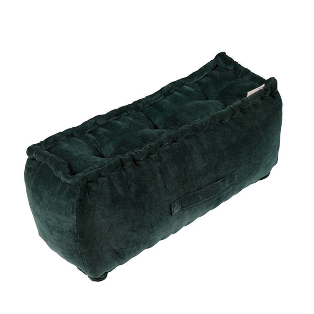 Colour Blocking Velvet Bob (Green) | Verified Sustainable by Brown Living™