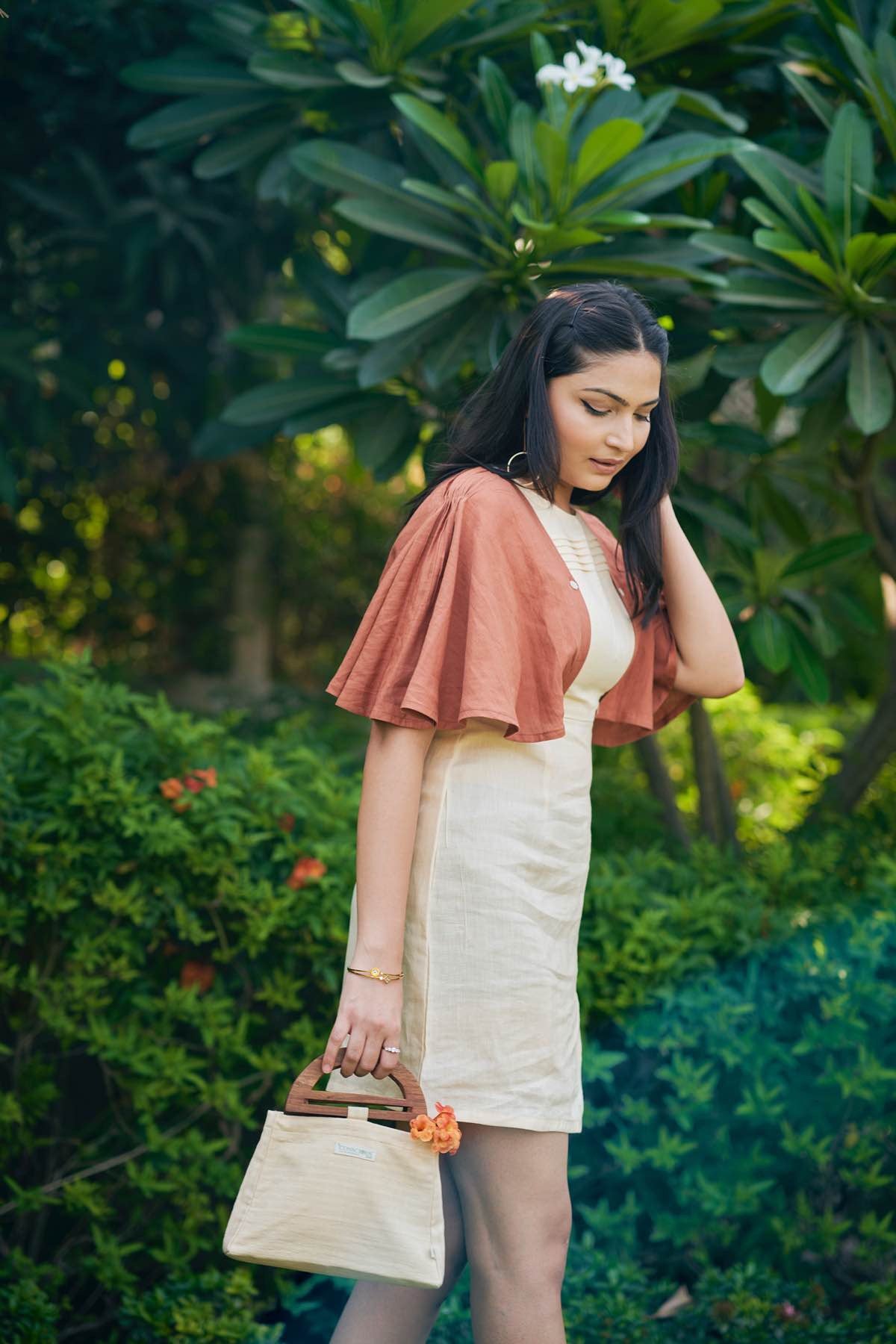 Congo Meadow Detachable Bamboo Hemp Dress | Verified Sustainable by Brown Living™