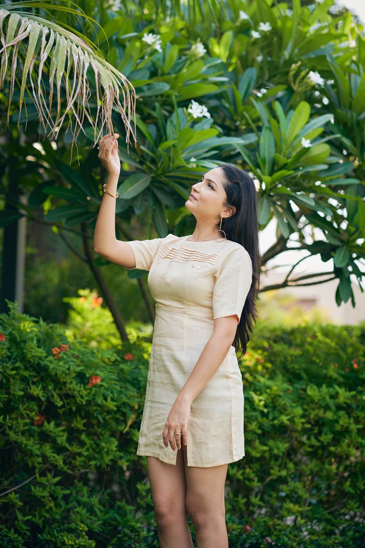 Congo Meadow Detachable Bamboo Hemp Dress | Verified Sustainable by Brown Living™