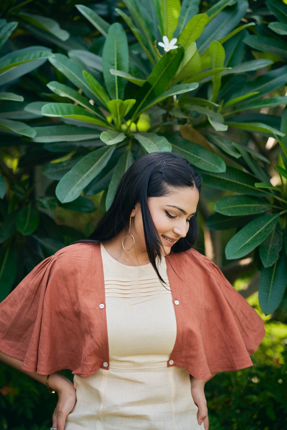 Congo Meadow Detachable Bamboo Hemp Dress | Verified Sustainable by Brown Living™