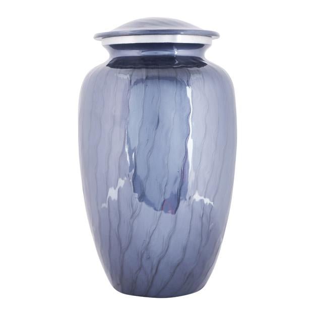 Cremation Urns for Adult Ashes for Funeral, Aluminium – Memorial Ceremony Supplies on Brown Living™. SKU: UB013. Img 2.