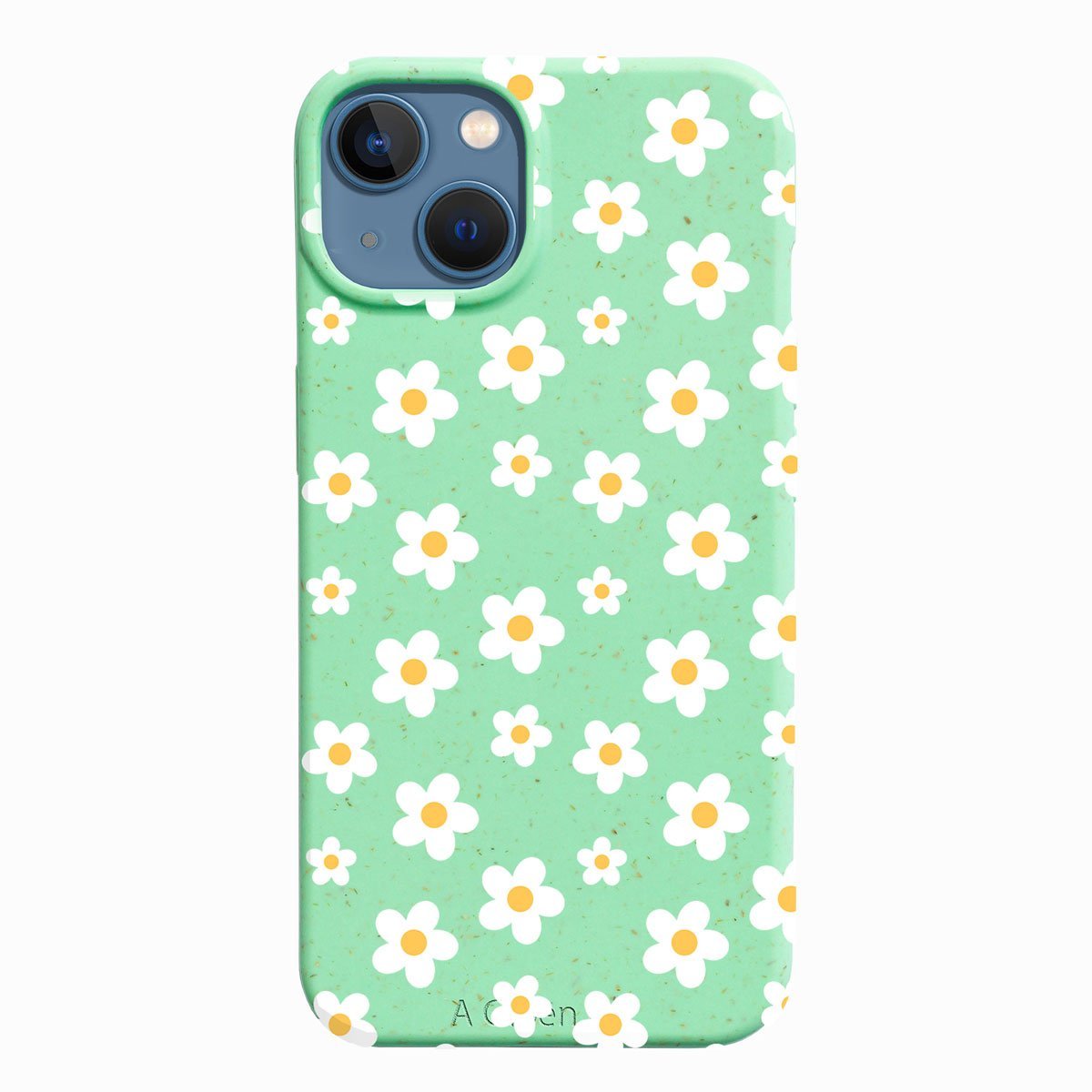 Daisies - Biodegradable Eco - Friendly Phone Case / Mobile Cover – Tech Accessories on Brown Living™. SKU: DAISY - 13 - 004. Img 5.