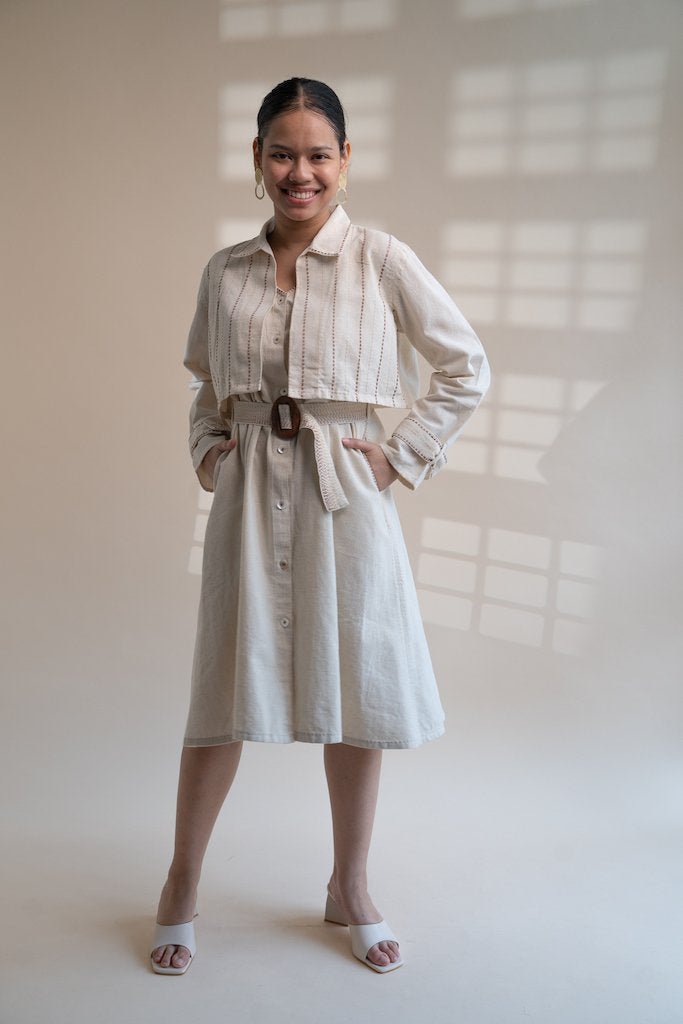 Dawning Trench Dress with Cropped Jacket | Verified Sustainable by Brown Living™