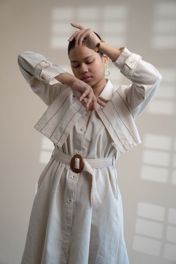 Dawning Trench Dress with Cropped Jacket | Verified Sustainable by Brown Living™