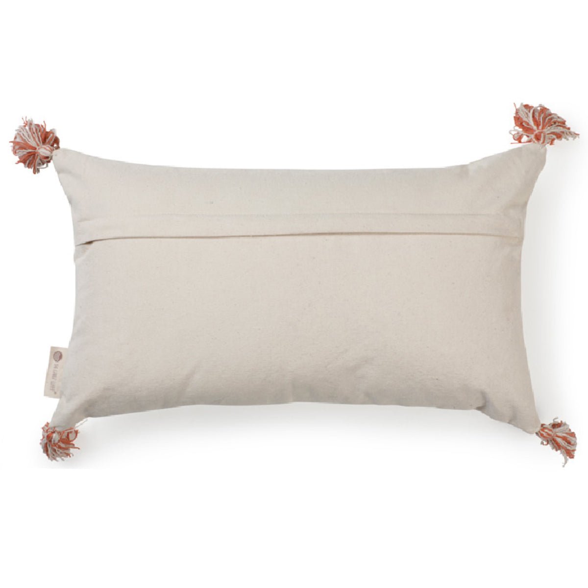 Dia Fleecy Lumbar Cushion Cover (Rust) | Verified Sustainable by Brown Living™