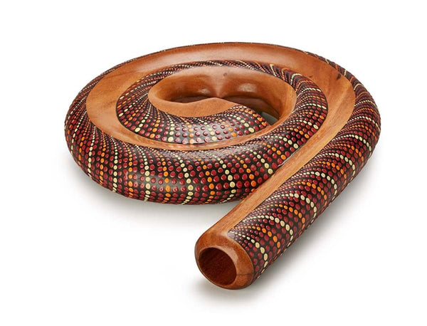 Buy Didgeredoo Spiral- Red | Shop Verified Sustainable Musical Instruments on Brown Living™