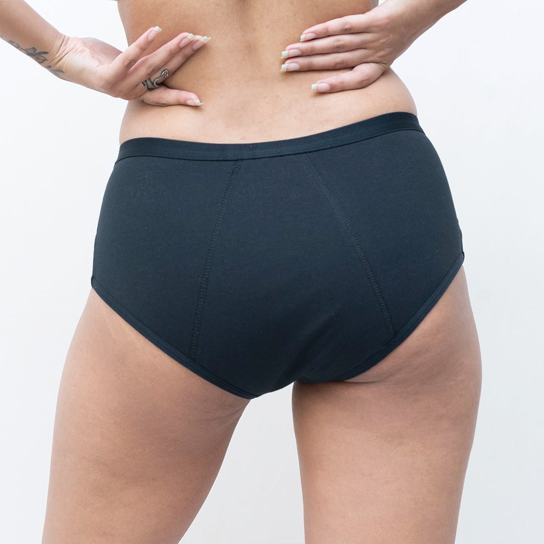 Discharge Undies (Organic Cotton) (Brief) – Womens Underwear on Brown Living™. SKU: DIS.UNDIES.XS. Img 3.