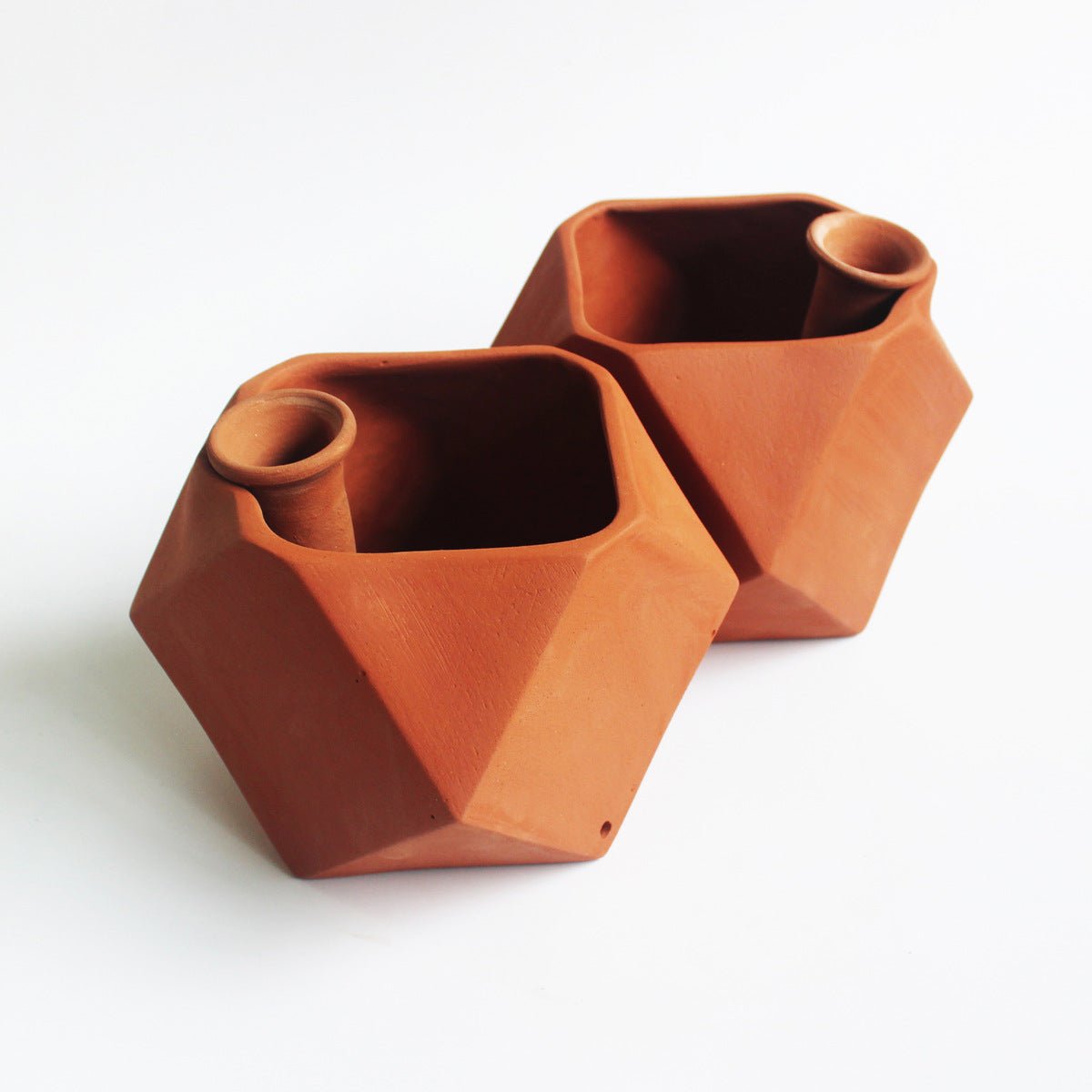 D'MOND - 1 Terracotta Planter with Deep Root Watering System - Set of 2 – Pots & Planters on Brown Living™. SKU: PLT - DMD1/DR2. Img 2.