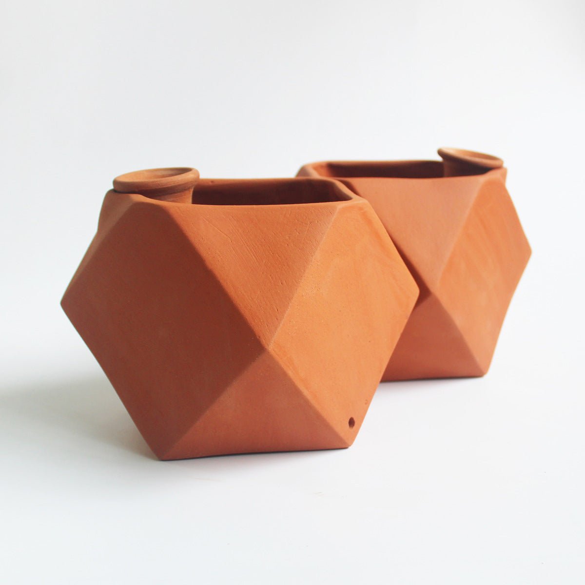 D'MOND - 1 Terracotta Planter with Deep Root Watering System - Set of 2 – Pots & Planters on Brown Living™. SKU: PLT - DMD1/DR2. Img 4.