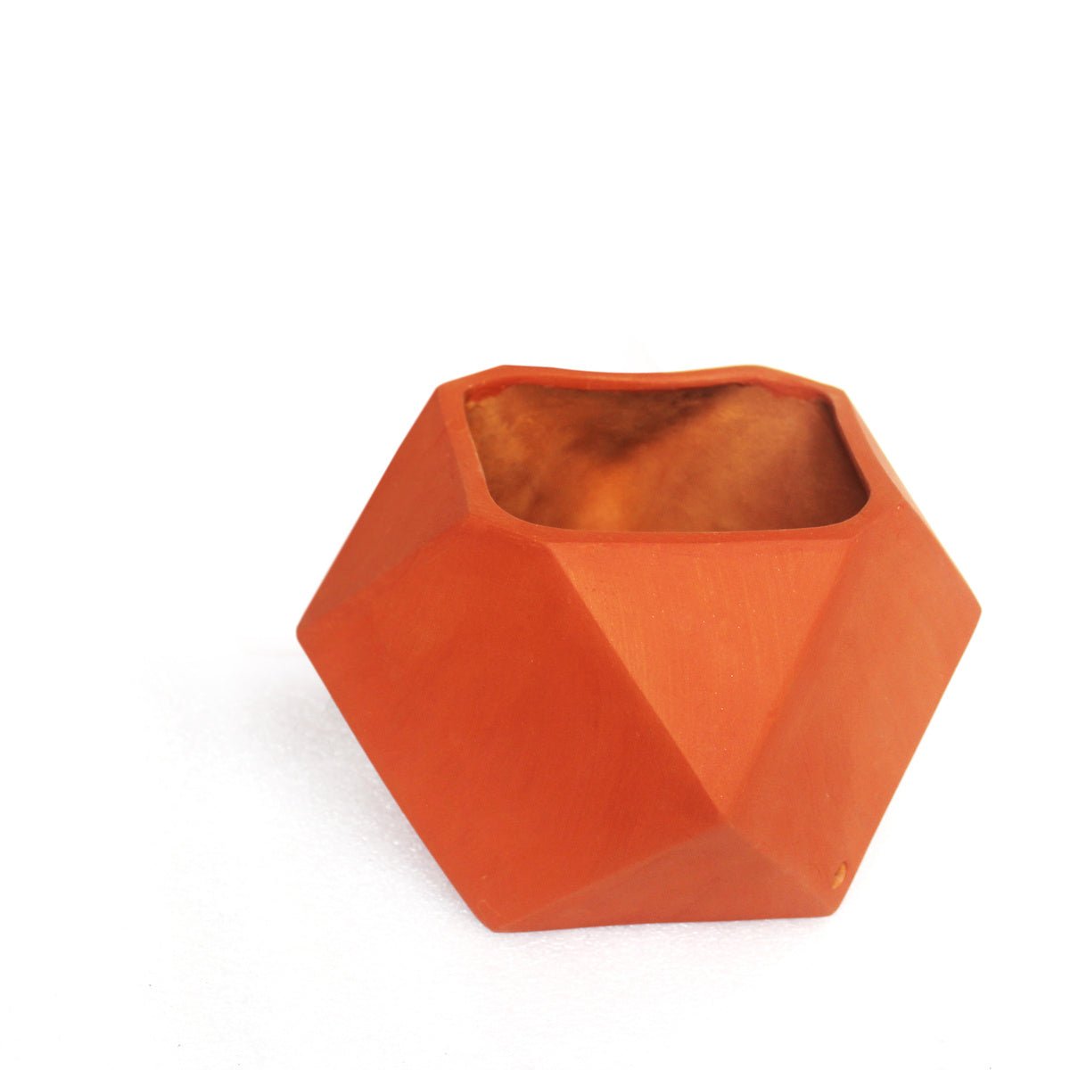 D'MOND - 3 Terracotta Planter - Set of 2 | Home Decor – Pots & Planters on Brown Living™. SKU: PLT - DMD3/2. Img 6.