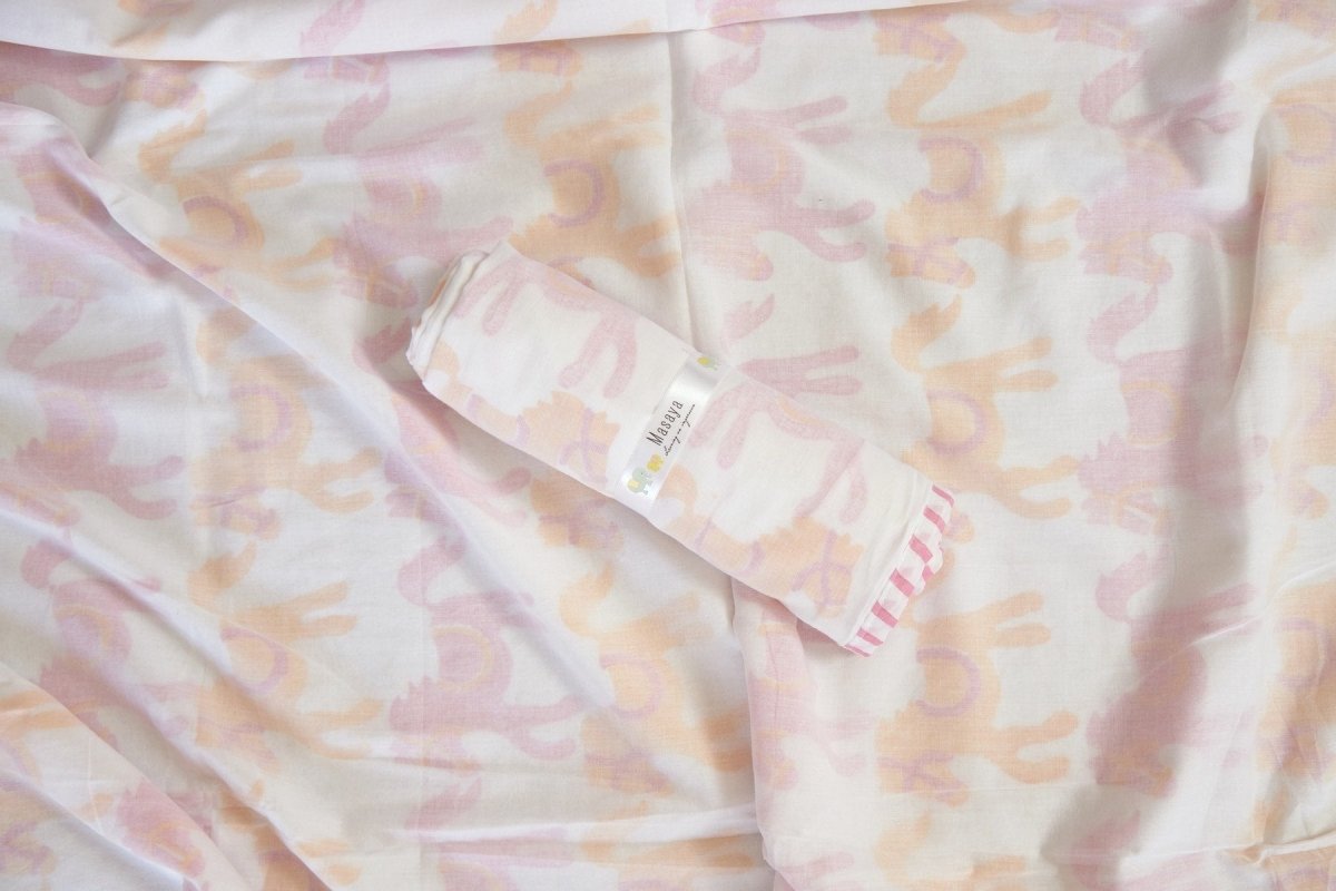 Dohar - I Am Going To The Circus - Pink – Bed Linens on Brown Living™. SKU: 249 - 16163 - MSY - CDB - 0031E - Pink. Img 20.