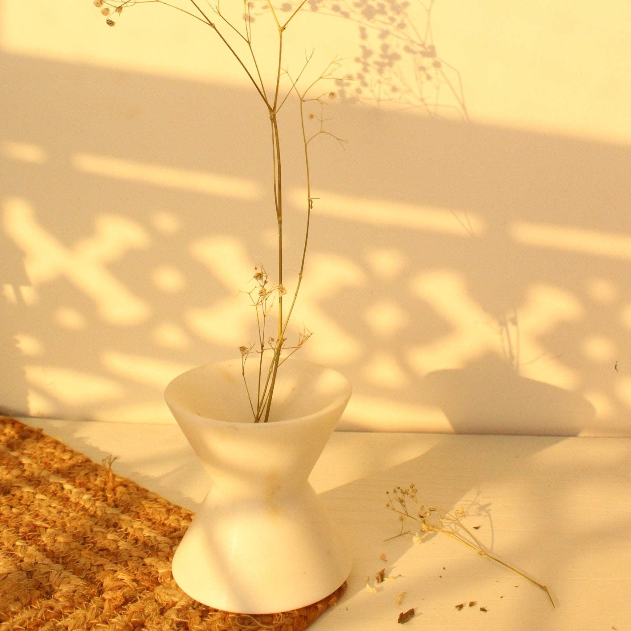 Dumroo Marble Vase | Verified Sustainable by Brown Living™