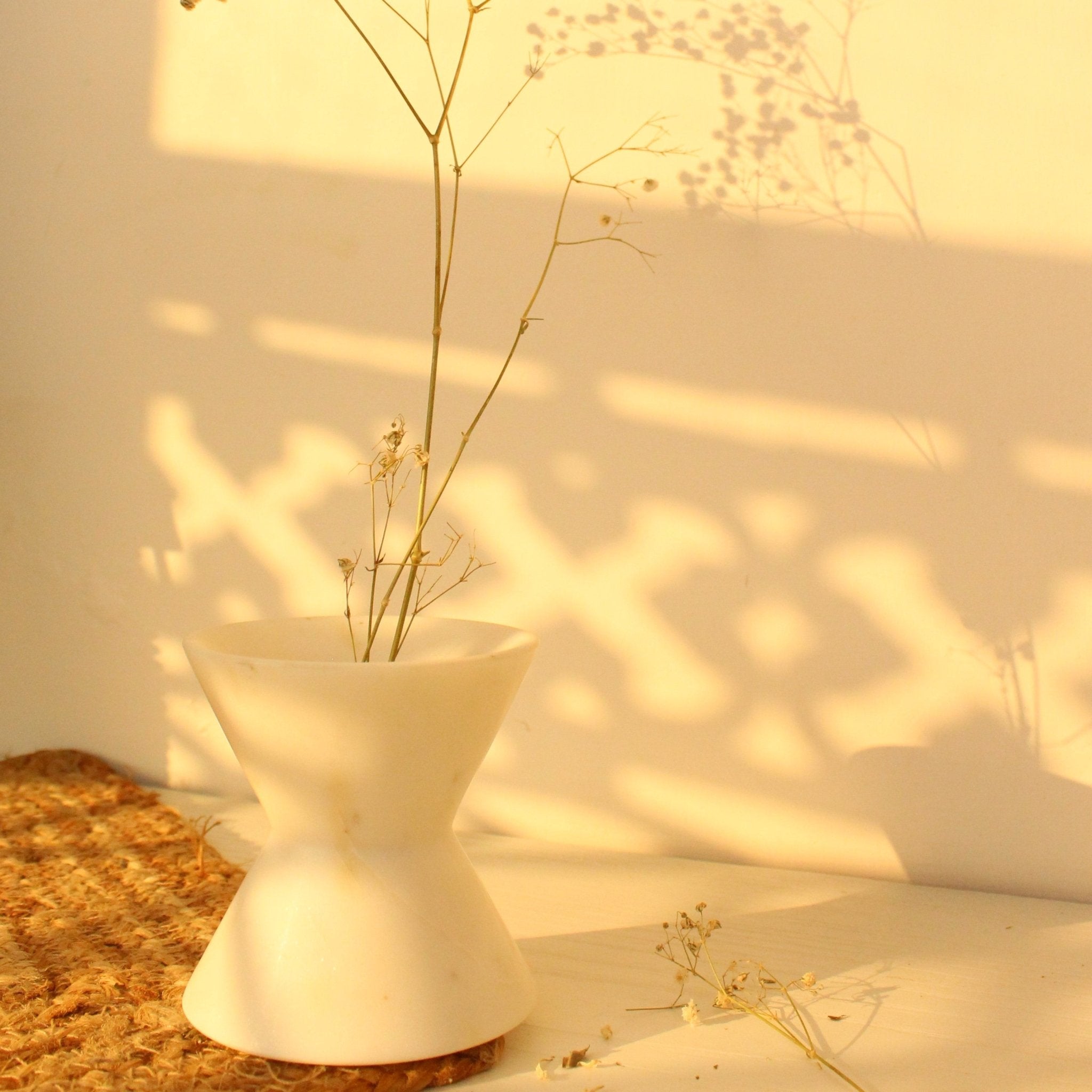 Dumroo Marble Vase | Verified Sustainable by Brown Living™
