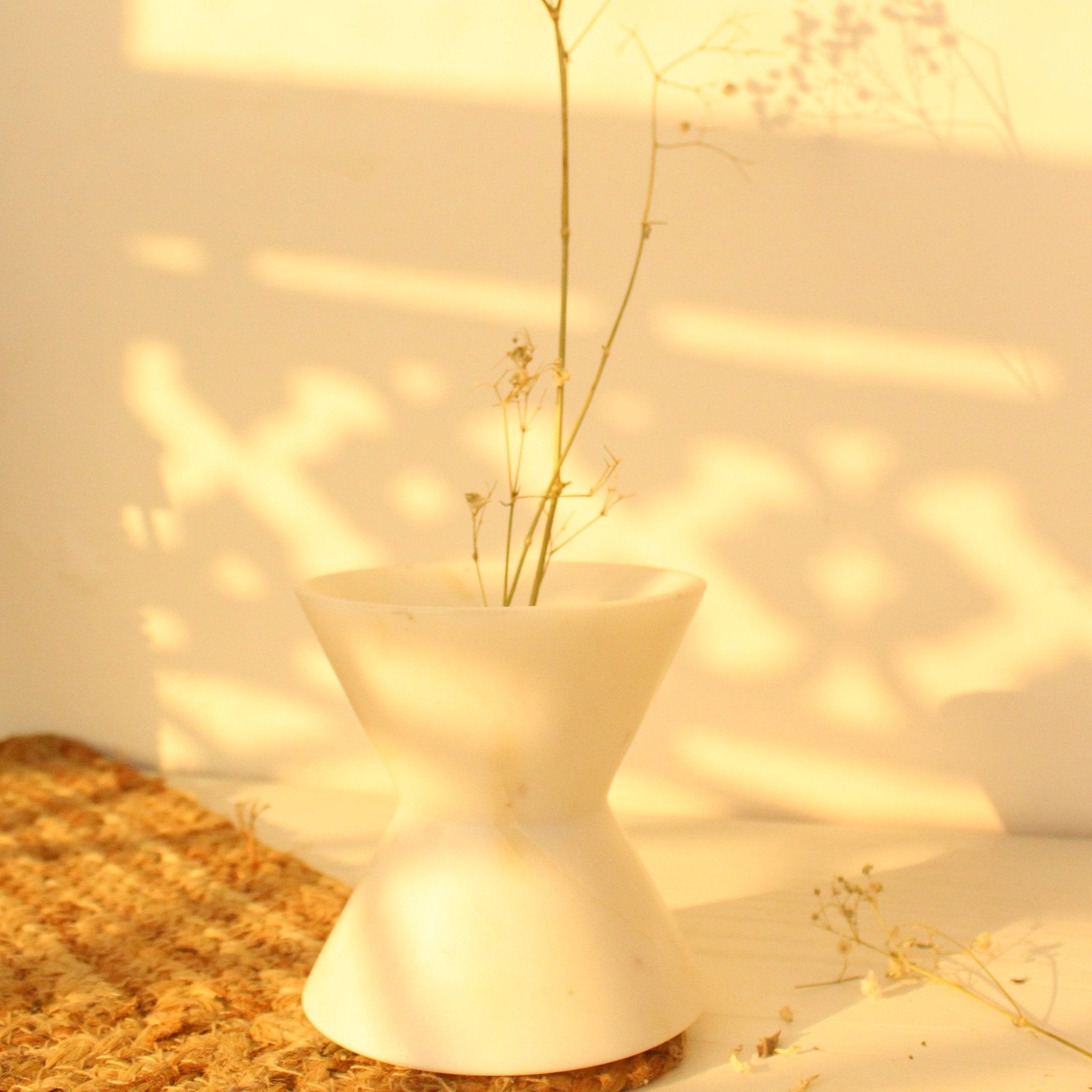 Dumroo Marble Vase | Verified Sustainable by Brown Living™