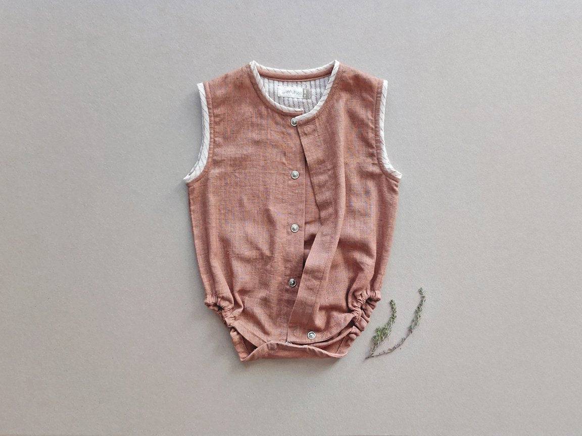 Earth Brown Baby Onesie – Kids Onesies on Brown Living™. SKU: 067 - 03512 - C1O00BB13PR. Img 2.