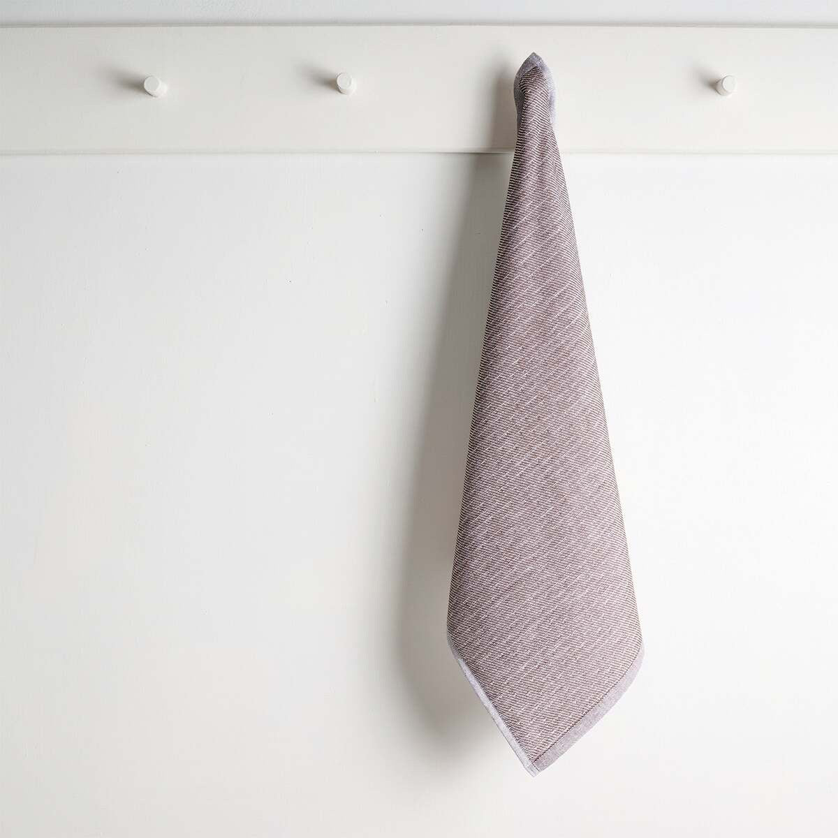 Earth Stucco Bamboo Hammam Terry Hand Towel - Peat | Verified Sustainable by Brown Living™
