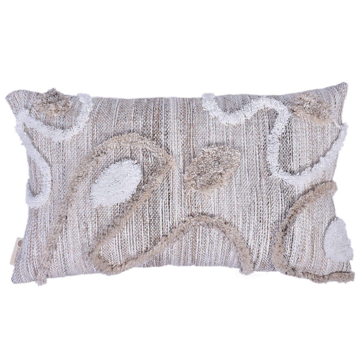 Earthbound Abstract Lumabr Cushion Cover | Verified Sustainable by Brown Living™