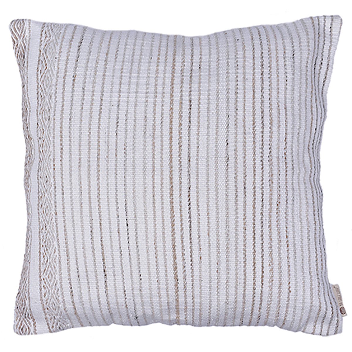 Earthbound Diamond and Stripe Cushion Cover – Covers & Inserts on Brown Living™. SKU: TGW130171. Img 2.