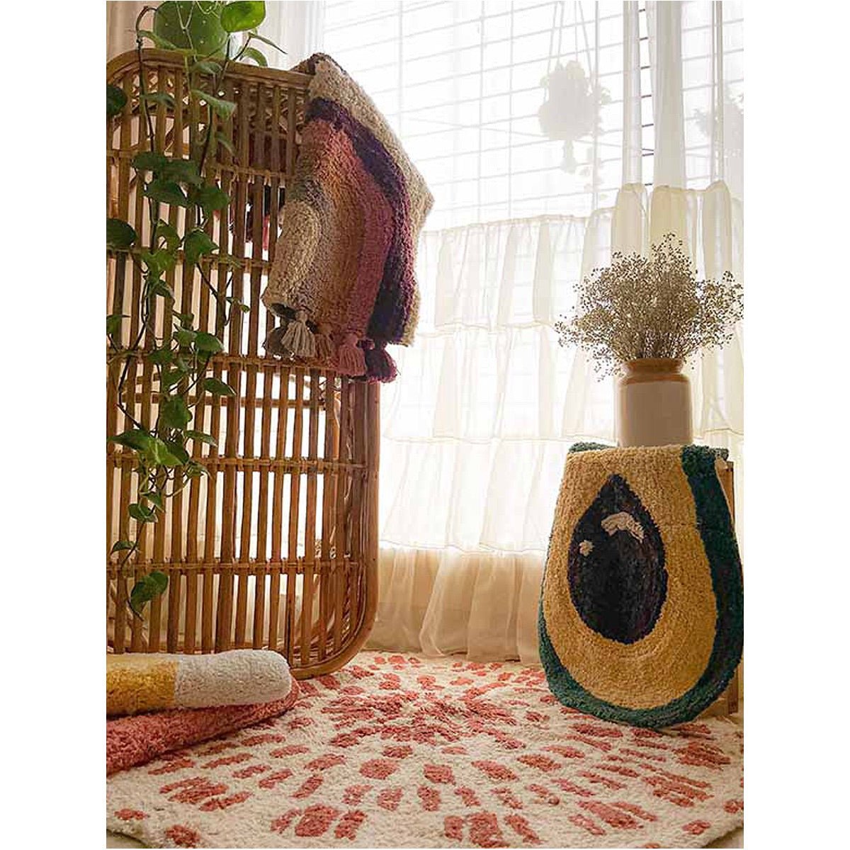 Earthen Mandala Cotton Bathmat – Mats & Rugs on Brown Living™. SKU: TGW150052. Img 2.