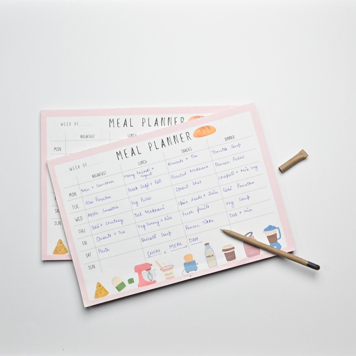 Eco - friendly Tree Free Meal Planner | Verified Sustainable by Brown Living™