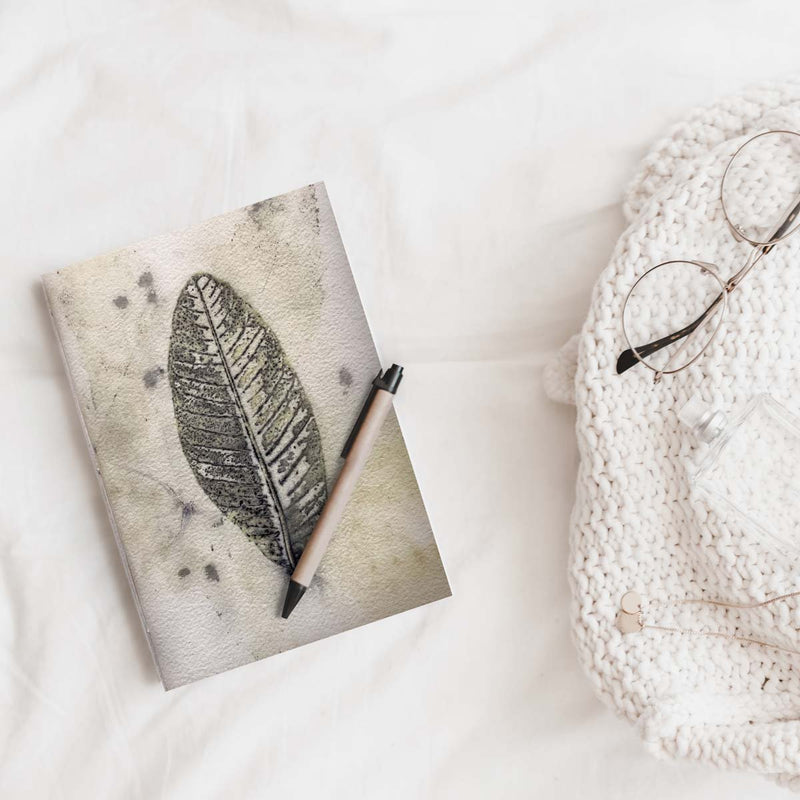 Buy Eco-printed Guava Journal-Bookmark Combo | Shop Verified Sustainable Notebooks & Notepads on Brown Living™