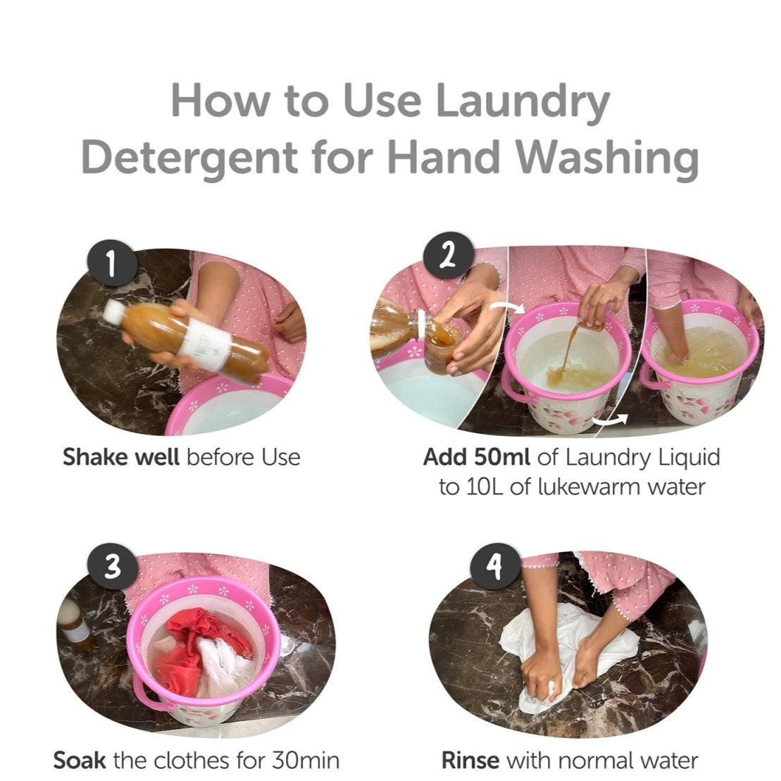 Enzyme Laundry Liquid 750ml | Biodegradable, Baby & Pet Safe – Cleaning Products on Brown Living™. SKU: 2BE - LW7H. Img 6.