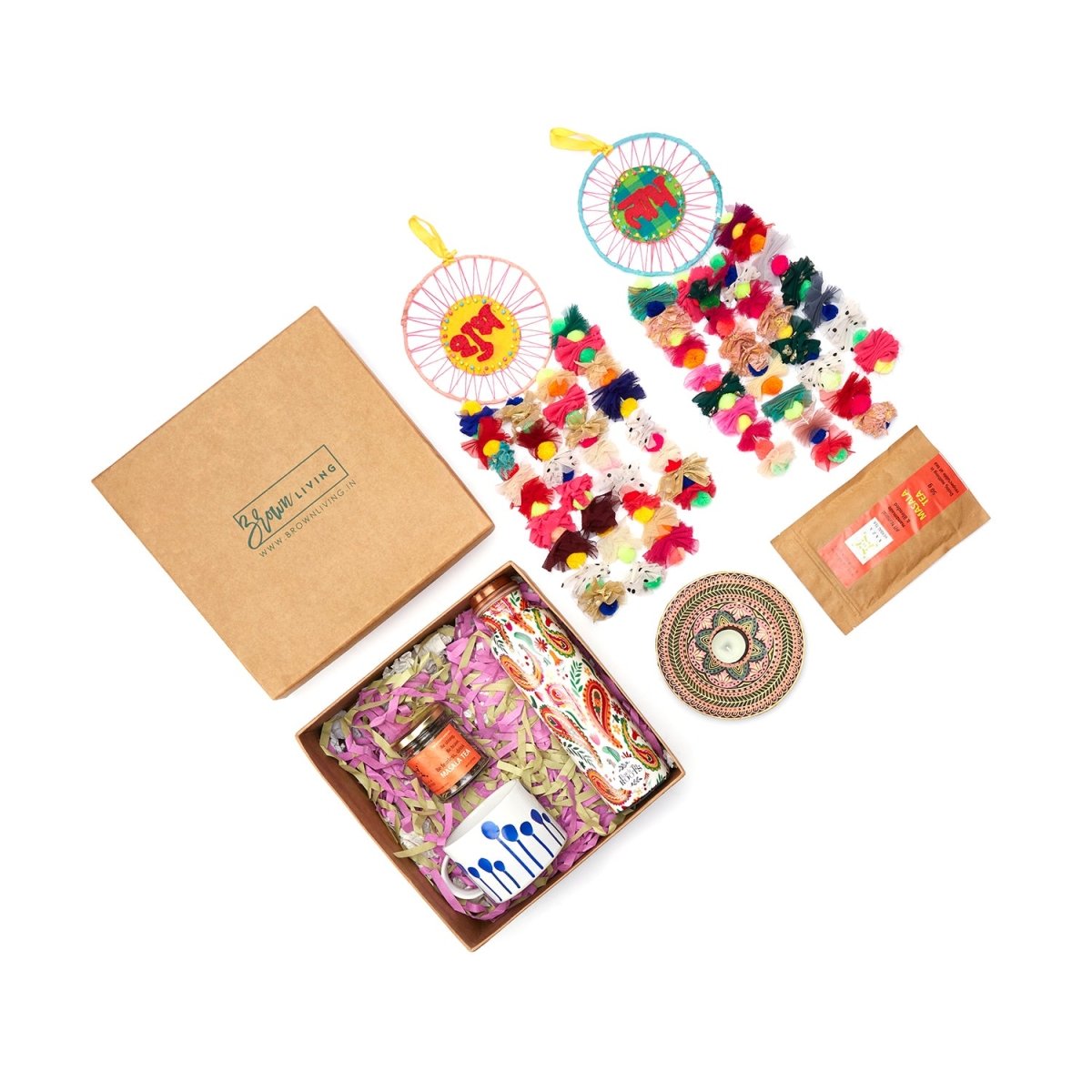 Epic Festive Essentials Gift Hamper - Diwali – Gift Giving on Brown Living™. SKU: epic - diwali - essentials - hamper - 1. Img 3.