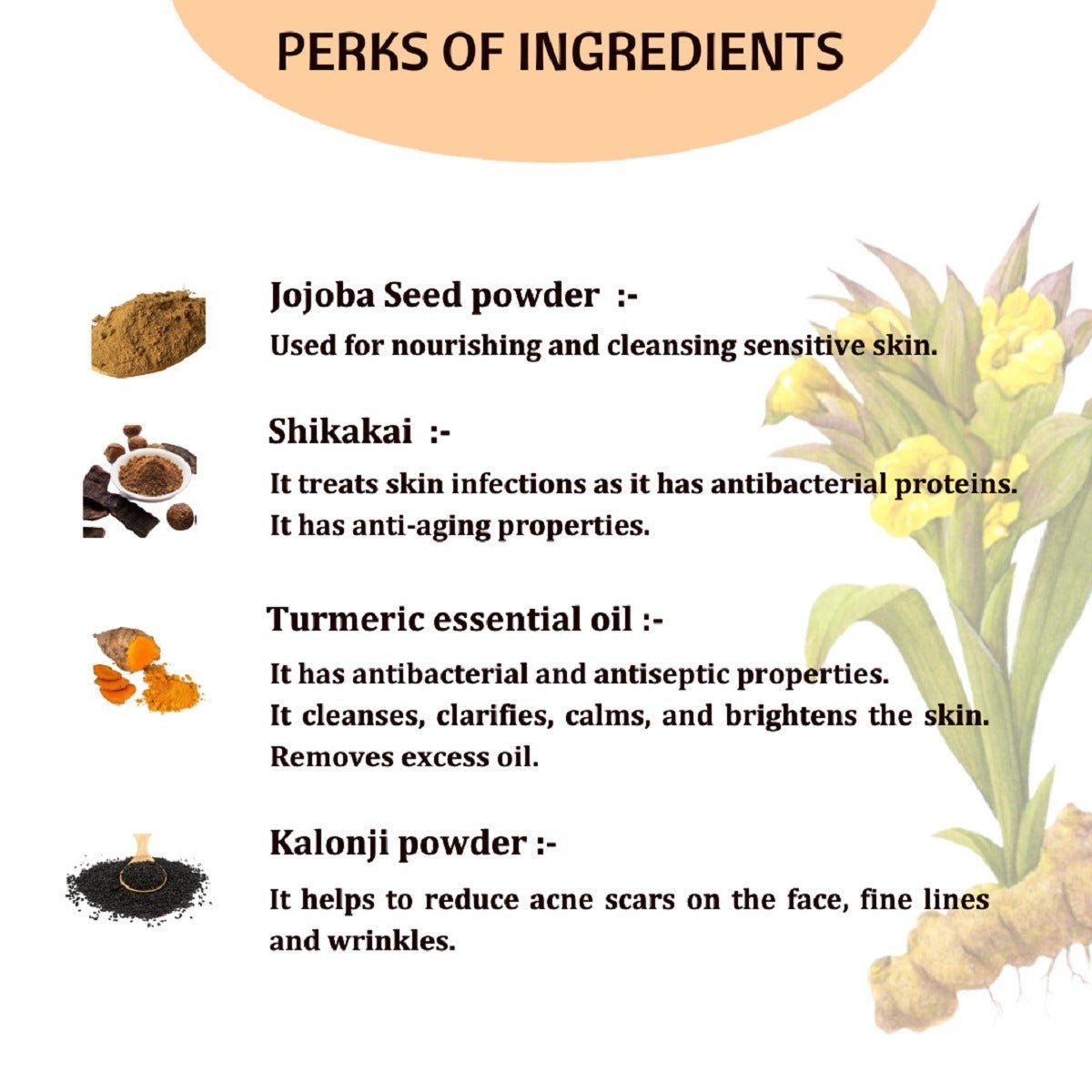 Face Mask Scrub - Pure, Organic Exfoliation – Face Pack on Brown Living™. SKU: SKIE12. Img 3.