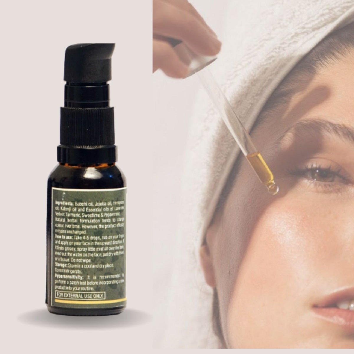Face Oil For All Skin Types – Face Oil on Brown Living™. SKU: SKIE10. Img 2.