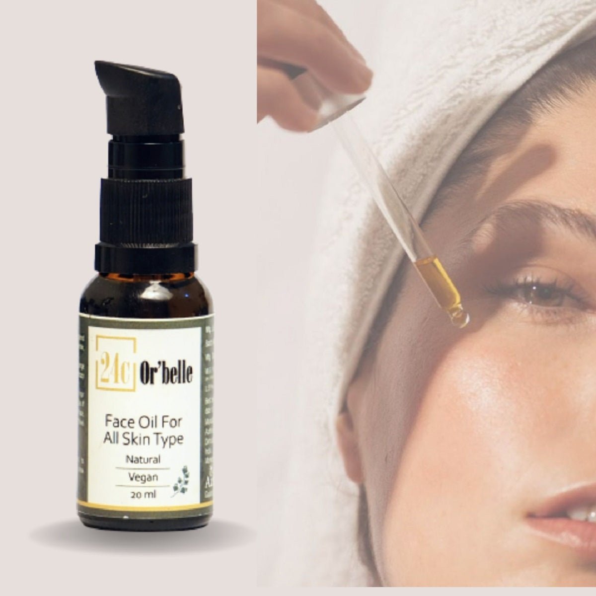 Face Oil For All Skin Types – Face Oil on Brown Living™. SKU: SKIE10. Img 1.